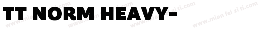 TT NORM HEAVY字体转换